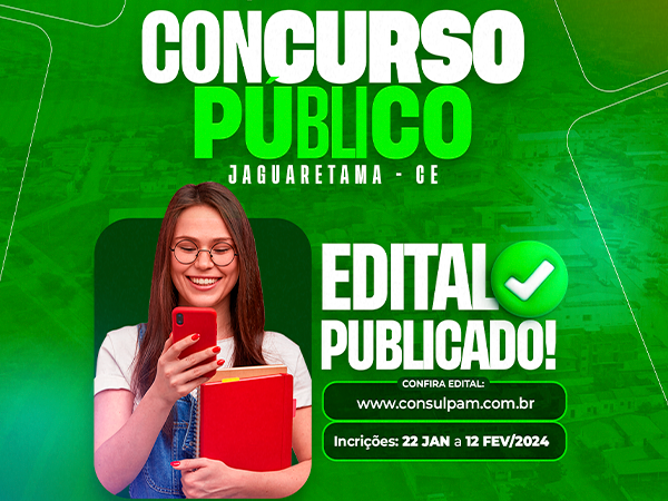 Concurso Público de Jaguaretama | Edital publicado!